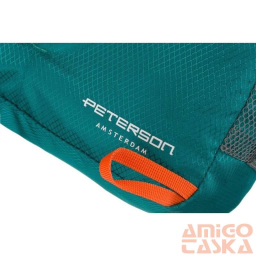 Peterson túra hátizsák ptn 23006-6656 green/orange - zöld - vízlepergetős -