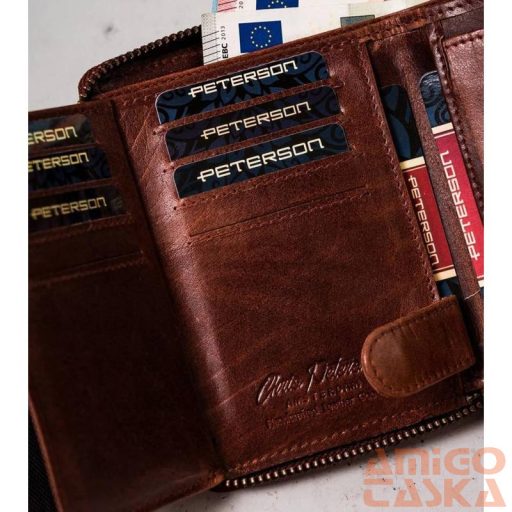 Peterson Férfi Bőr Pénztárca N4C-03-Hwm-1