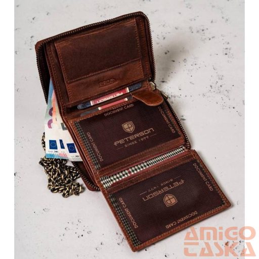 Peterson Férfi Bőr Pénztárca N4C-03-Hwm-1