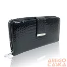 Jennifer Jones Női Bőr Pénztárca 5280-2 Fekete - Közepes Méret