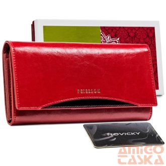 Peterson Női Bőr Pénztárcaptn Pl-467-1803 Red/Black