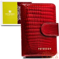 Peterson Női Bőr Pénztárca Ptn Ph31-1-Rs-1528 Red