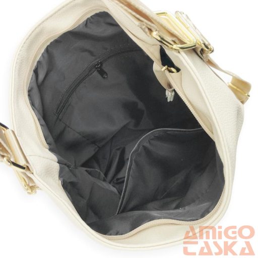 Zellia Női Válltáska/Hátizsáká Alakítható 19010 Beige - Awi -