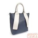 Zellia Női Kézitáska H728 Sötét Kék-Beige