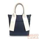 Zellia Női Kézitáska H728 Sötét Kék-Beige