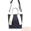 Zellia Női Kézitáska H728 Sötét Kék-Beige