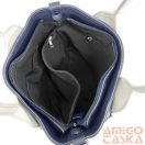 Zellia Női Kézitáska H728 Sötét Kék-Beige