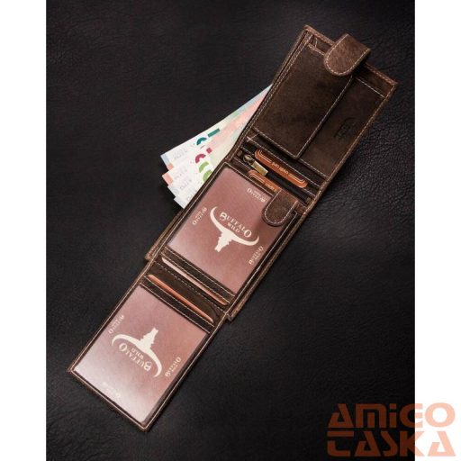 Férfi Bőr Pénztárca Mr-02L-Baw-Bl-8819 Brown