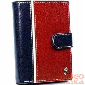 Férfi Bőr Pénztárca 331L-Rba-D Navy-Red