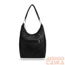 Zellia Női Válltáska 25087 Fekete - Párduc Minta -