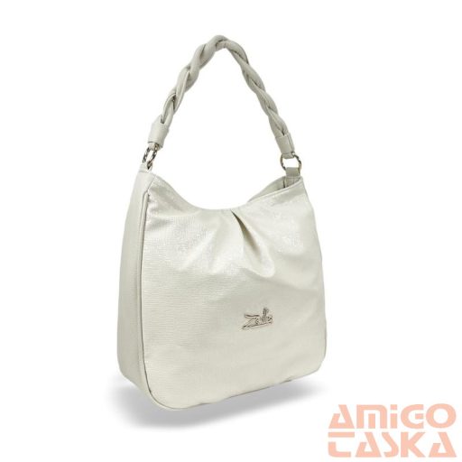Zellia Női Válltáska 25049 Beige - Shiny -