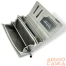 Jennifer Jones Női Bőr Pénztárca 5288-14 Ezüst Lakk - Nagy Méret - Pillangós