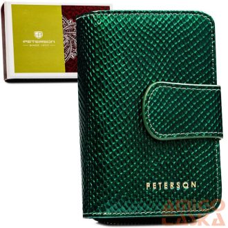 Peterson Női Bőr Pénztárca 425214-Dsl-6143 Green - Zöld