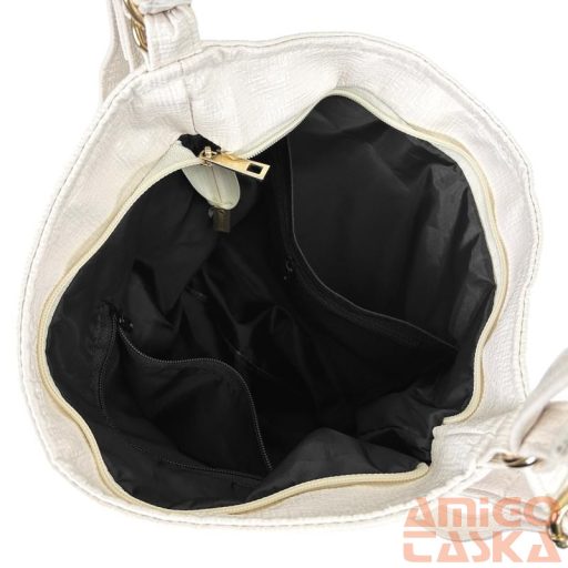 Zellia Női Válltáska/Hátizsáká Alakítható Zlb275 Beige-Fehér - Shiny -