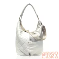 Zellia Női Válltáska 21040 Beige-Arany - Steppelt -