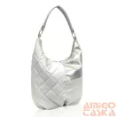 Zellia Női Válltáska 21040 Beige-Arany - Steppelt -