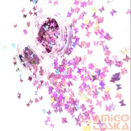 Körömdíszítő - Pillangó Pink