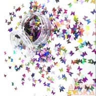Körömdíszítő - Pillangó Multicolor