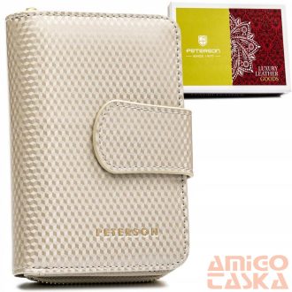 Peterson Női Bőr Pénztárca 425214-Sbr-7358 Beige