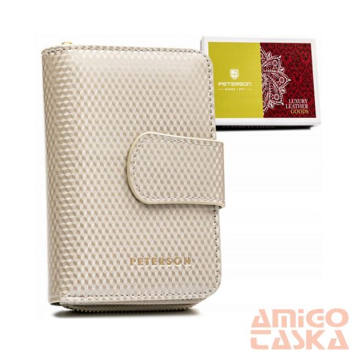 Peterson Női Bőr Pénztárca 425214-Sbr-7358 Beige