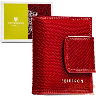Peterson Női Bőr Pénztárca Ptn 42329-Dsl-6129 - Piros