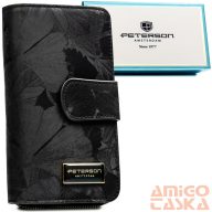   Peterson Női Pénztárca - Echo És Természetes Bőr PS116-MLF-2432 Black