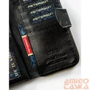 Peterson Női Pénztárca - Echo És Természetes Bőr PS116-MLF-2432 Black