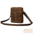 Peterson férfi bőr oldaltáska 4092-TMH-4855 Tan – Barna