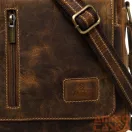 Peterson férfi bőr oldaltáska 4092-TMH-4855 Tan – Barna
