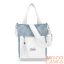 Zellia Női Válltáska/Kézitáska 17095 Jeans Blue-Fehér