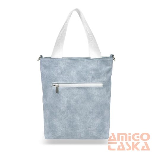 Zellia Női Válltáska/Kézitáska 17095 Jeans Blue-Fehér