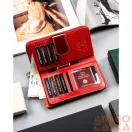 Peterson Női Bőr Pénztárca PTN 76116-SBR-2296 Red