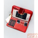 Peterson Női Bőr Pénztárca PTN 76116-SBR-2296 Red