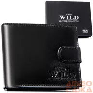 Férfi Bőr Pénztárca N992L-P-Gcl-7639 Black