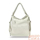 Zellia Női Válltáska/Hátizsáká Alakítható Hz-111 Beige-Pezsgő Arany - D217 -