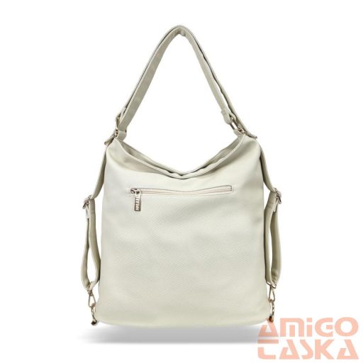 Zellia Női Válltáska/Hátizsáká Alakítható Hz-111 Beige-Pezsgő Arany - D217 -