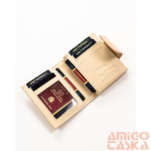 Peterson Női Bőr Pénztárca Ptn 42329-Dsl-6105 - Arany