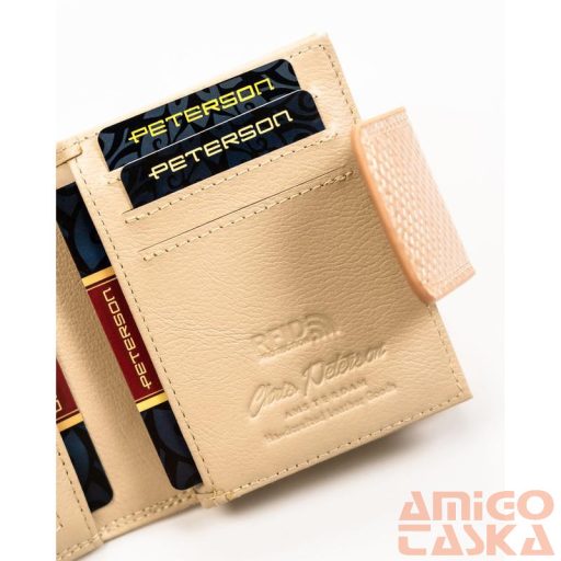 Peterson Női Bőr Pénztárca Ptn 42329-Dsl-6105 - Arany