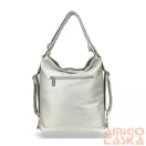 Zellia Női Válltáska/Hátizsáká Alakítható Hz-111 Pearl Beige - Gyöngyházas - K960