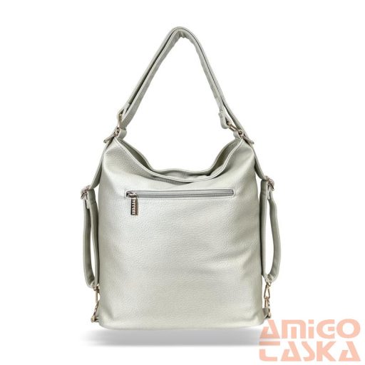 Zellia Női Válltáska/Hátizsáká Alakítható Hz-111 Pearl Beige - Gyöngyházas - K960