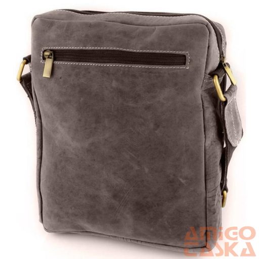 Férfi Bőr Oldaltáska 250839-Mh Brown