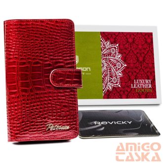 Peterson Női Bőr Pénztárca Ptn Cr-603-Red