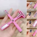 5 az 1-ben Multifunkcionális Cat Eye Nail Art mágnes - Pink