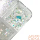 Körömdíszítő Box - Aurora Por Chameleon Flakes