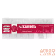   256 Db-Os Plastic Form System - Sandwich Nail Dual Form - 16 Méretben - 84587
