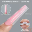 256 Db-Os Plastic Form System - Sandwich Nail Dual Form - 16 Méretben - 84587