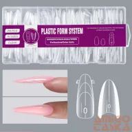   256 Db-Os Plastic Form System - Sandwich Nail Dual Form - 16 Méretben - 84588