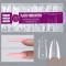 256 Db-Os Plastic Form System - Sandwich Nail Dual Form - 16 Méretben - 84588