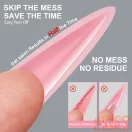 256 Db-Os Plastic Form System - Sandwich Nail Dual Form - 16 Méretben - 84588
