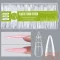 256 Db-Os Plastic Form System - Sandwich Nail Dual Form - 16 Méretben - 84590